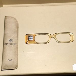 NEW- Givenchy Plus Lorgnette Reading Eyeglasses